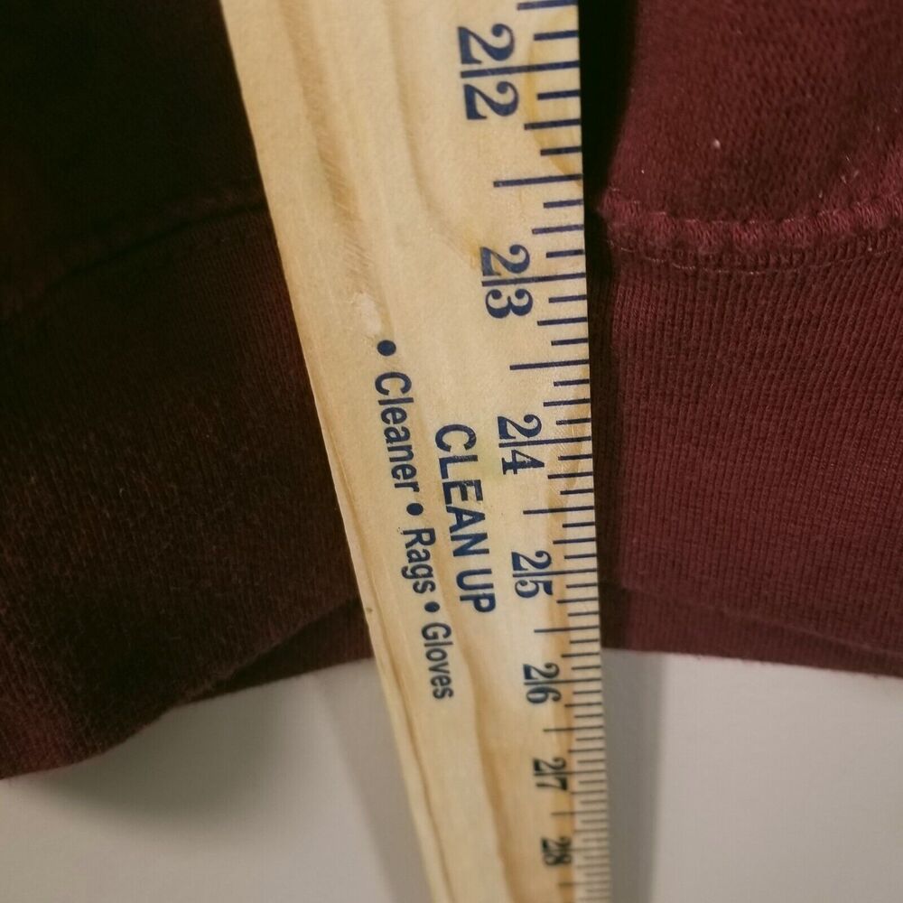 Oxford University Sweatshirt Mens Large Maroon Red UK College Logo Crewneck - Picture 9 of 11